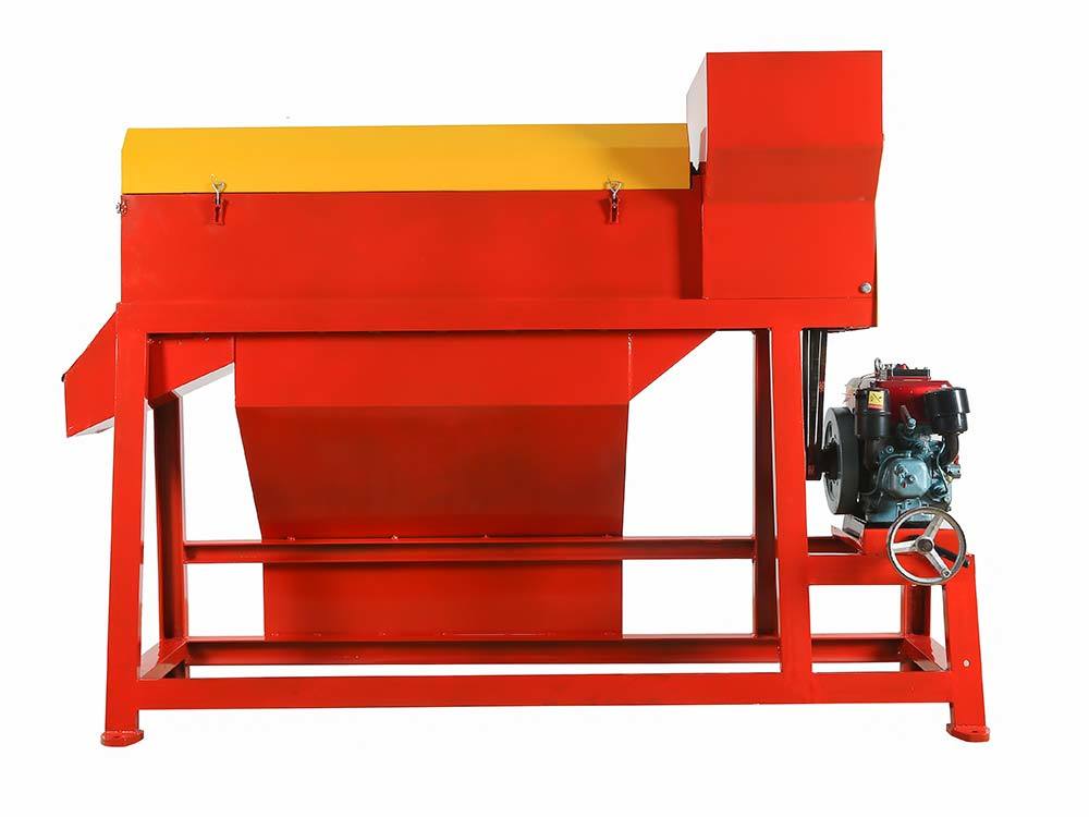 800kg/h diesel macadamia peeling machine