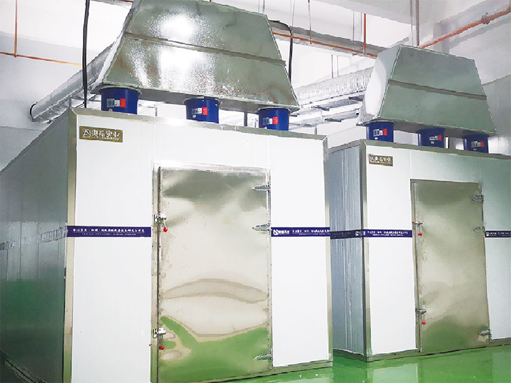 Lincang Gongtou Shunning Nut · walnut meat heat pump baking room